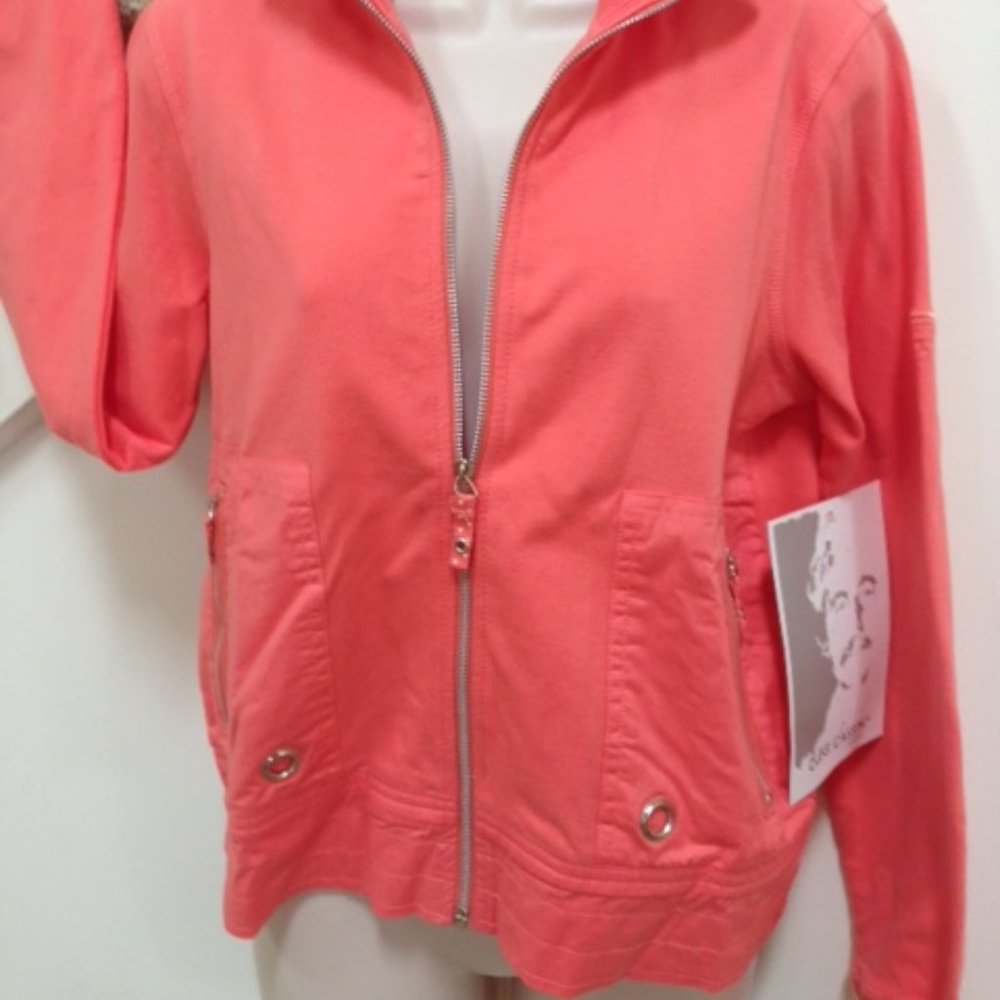 OLEG CASSINI Sport Stretch Jacket, Size S, 95% COTTON, 5% Spandex - Picture 7 of 7